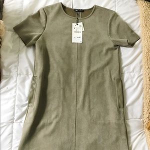 Zara green dress